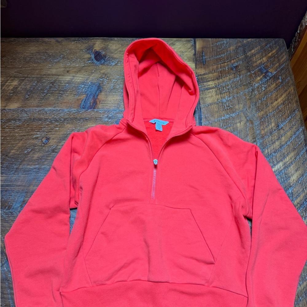 Athleta Forever Fleece 1/2 zip Hoodie
